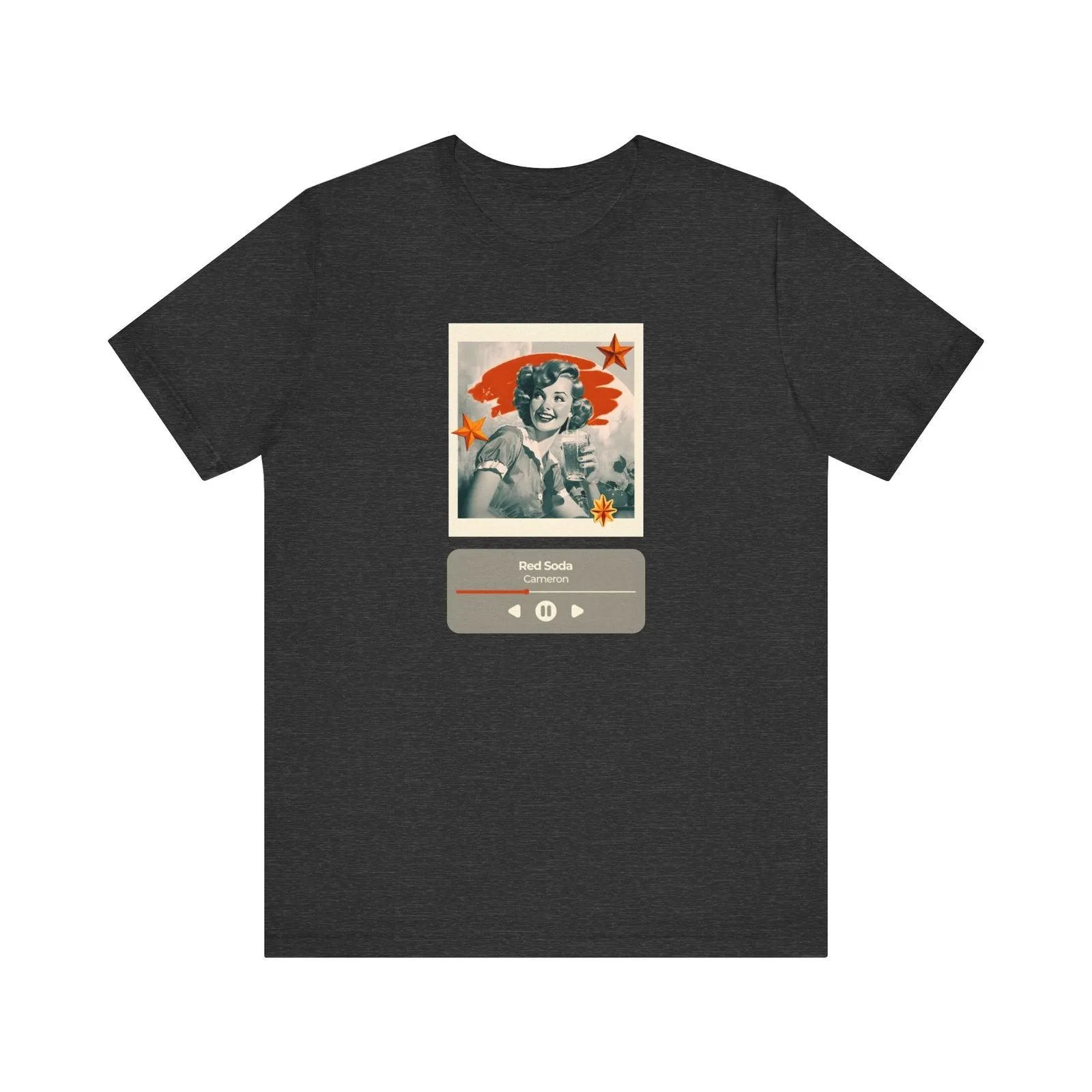 Classic Retro Star Lyric T Shirt