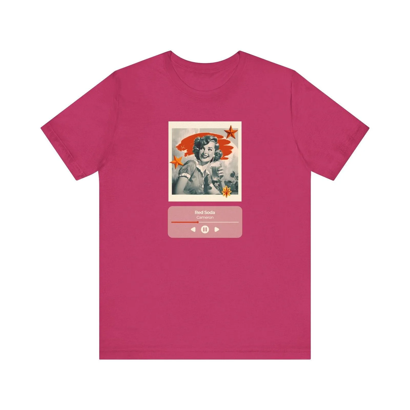 Classic Retro Star Lyric T Shirt
