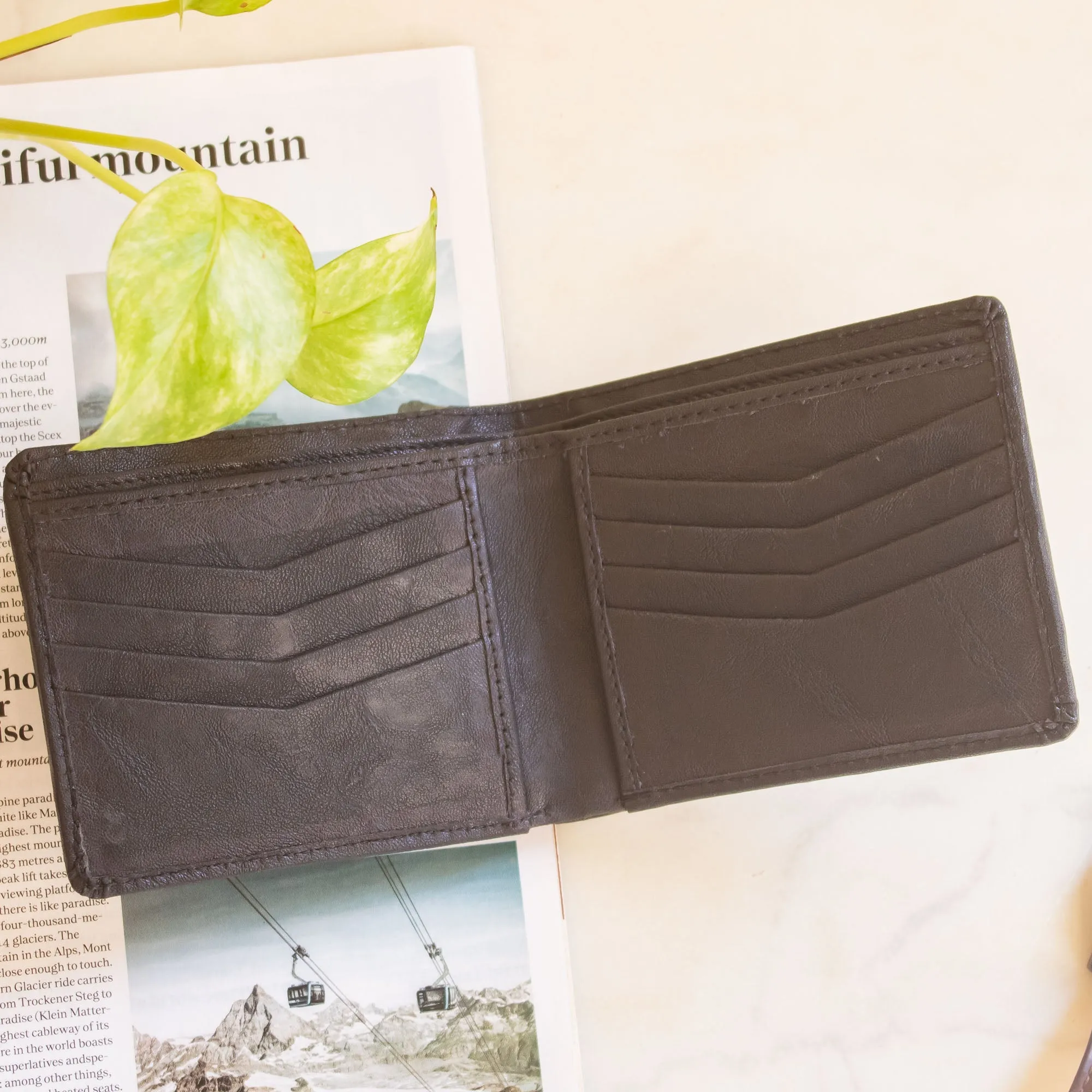 Classic RFID Vegan Wallet for Men (Black) - SAMPLE SALE