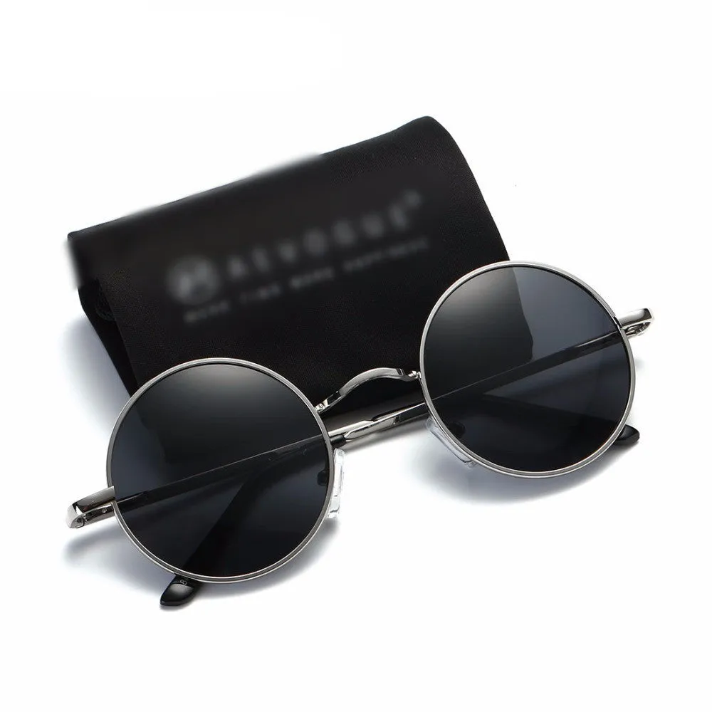 Classic Style Polarized Small Round Shape Sunglasses For Men/Women