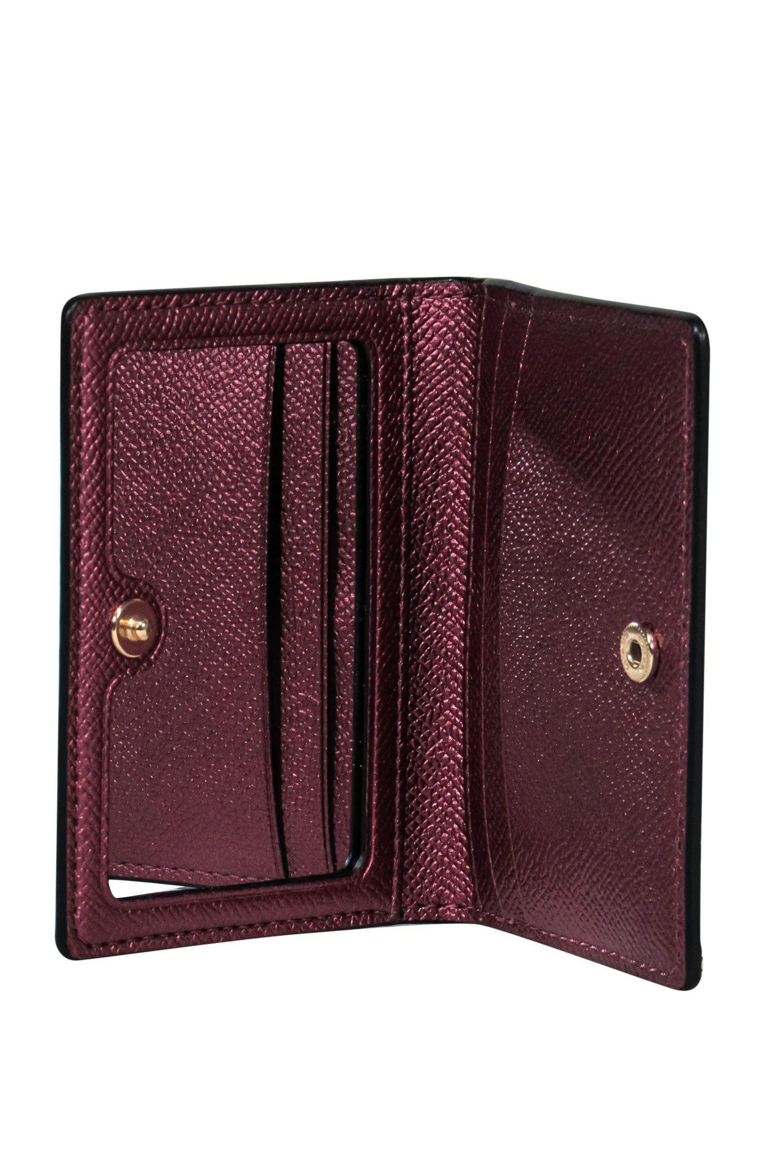 Coach - Beige Monogram Wallet & Case Set
