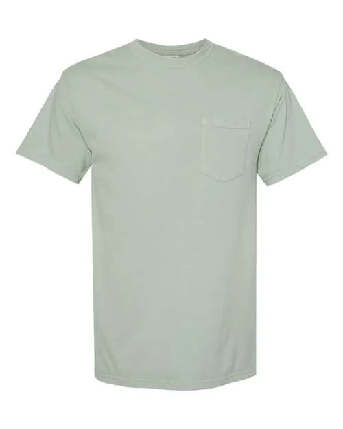 Comfort Colors Garment-Dyed Heavyweight Pocket T-Shirt 6030 Bay