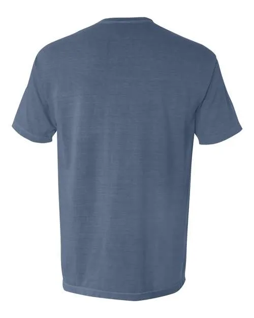 Comfort Colors Garment-Dyed Heavyweight Pocket T-Shirt 6030 Blue Jean