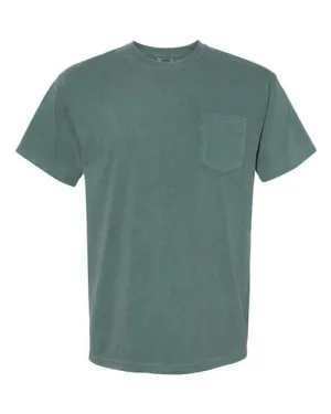 Comfort Colors Garment-Dyed Heavyweight Pocket T-Shirt 6030 Blue Spruce