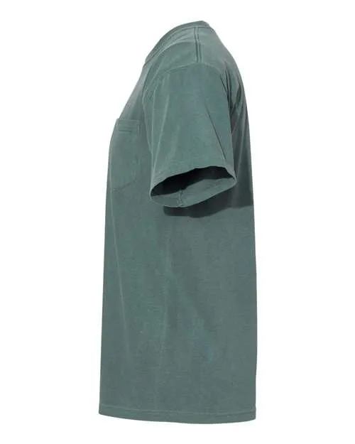 Comfort Colors Garment-Dyed Heavyweight Pocket T-Shirt 6030 Blue Spruce