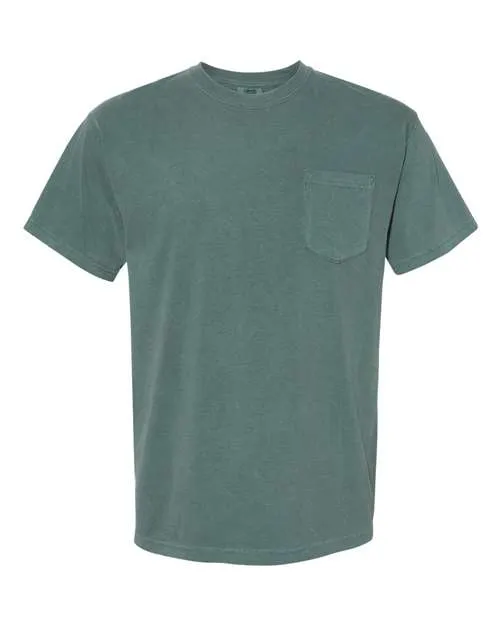 Comfort Colors Garment-Dyed Heavyweight Pocket T-Shirt 6030 Blue Spruce