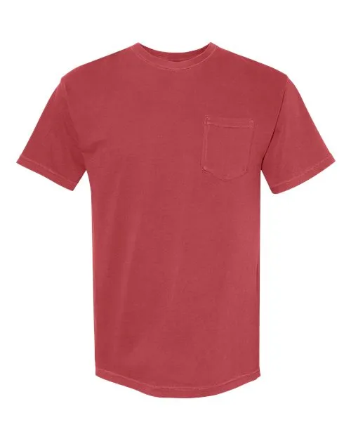 Comfort Colors Garment-Dyed Heavyweight Pocket T-Shirt 6030 Chambray