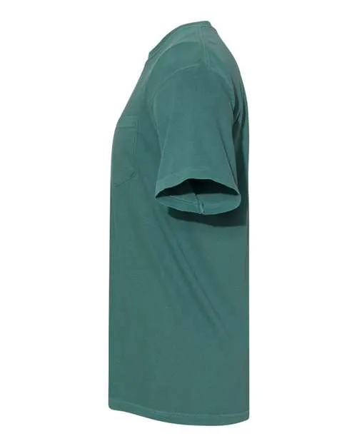 Comfort Colors Garment-Dyed Heavyweight Pocket T-Shirt 6030 Emerald