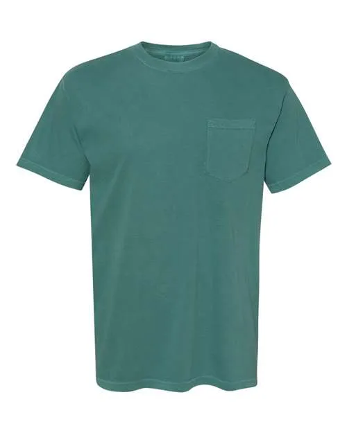 Comfort Colors Garment-Dyed Heavyweight Pocket T-Shirt 6030 Emerald