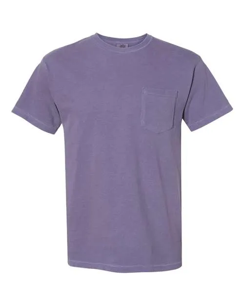 Comfort Colors Garment-Dyed Heavyweight Pocket T-Shirt 6030 Grape