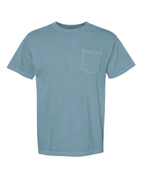 Comfort Colors Garment-Dyed Heavyweight Pocket T-Shirt 6030 Grey
