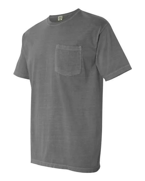 Comfort Colors Garment-Dyed Heavyweight Pocket T-Shirt 6030 Grey