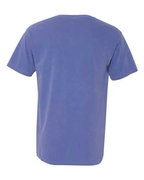 Comfort Colors Garment-Dyed Heavyweight Pocket T-Shirt 6030 Periwinkle