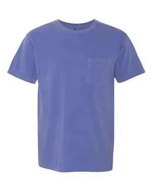 Comfort Colors Garment-Dyed Heavyweight Pocket T-Shirt 6030 Periwinkle