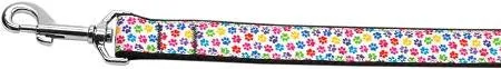 Confetti Paws Nylon Dog Leashes 6 Foot Leash