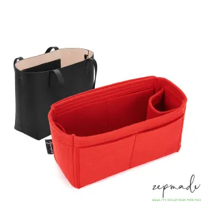 Cuyana Tote Organization Insert, Bag Organizer with Single Bottle Holder and Exterior Pockets