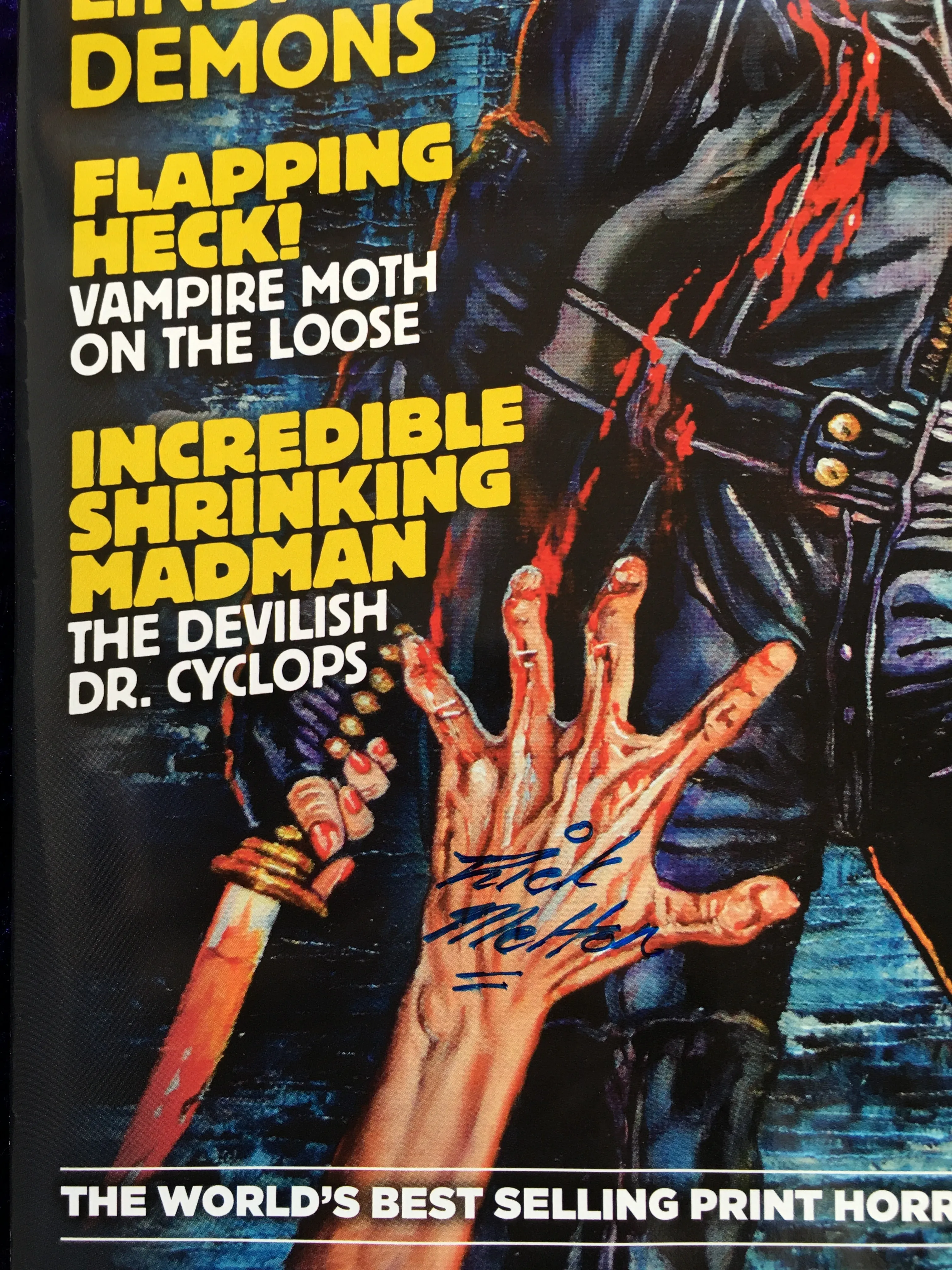 Darkside Magazine Back Issue 247 Signed by Cover Artist Rick Melton
