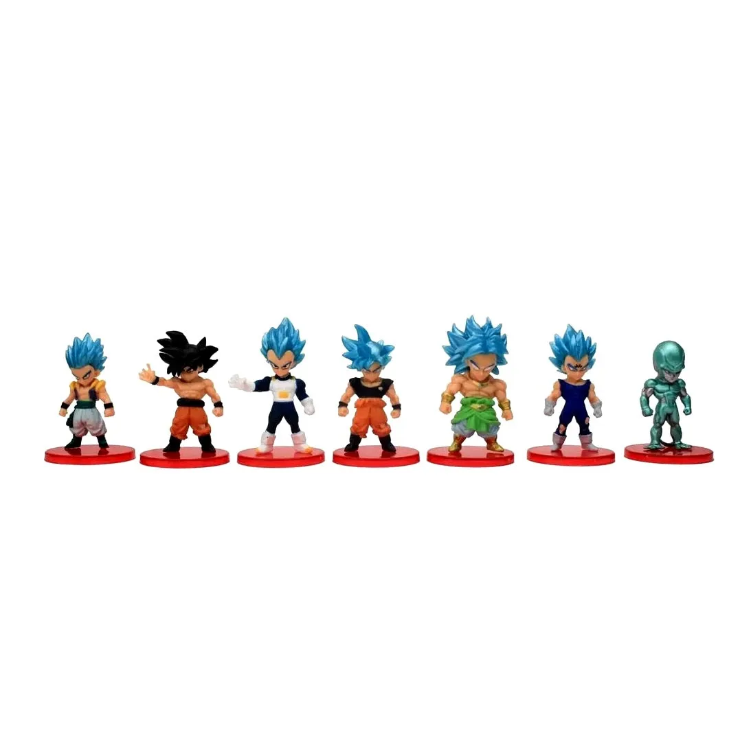 DBZ Set Of 21 Action Figures PVC Model Anime Figurines  | 7-8 Cms |
