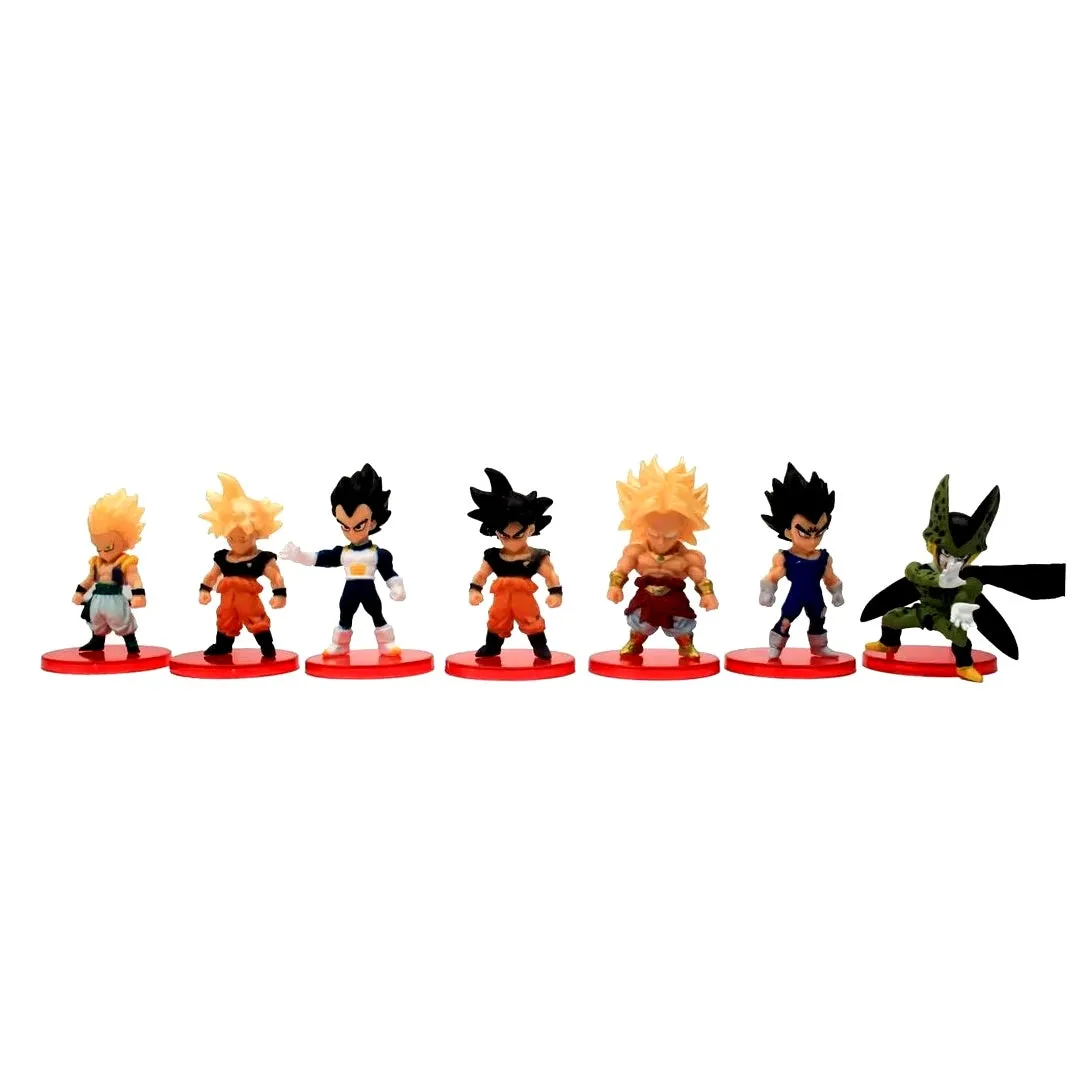 DBZ Set Of 21 Action Figures PVC Model Anime Figurines  | 7-8 Cms |
