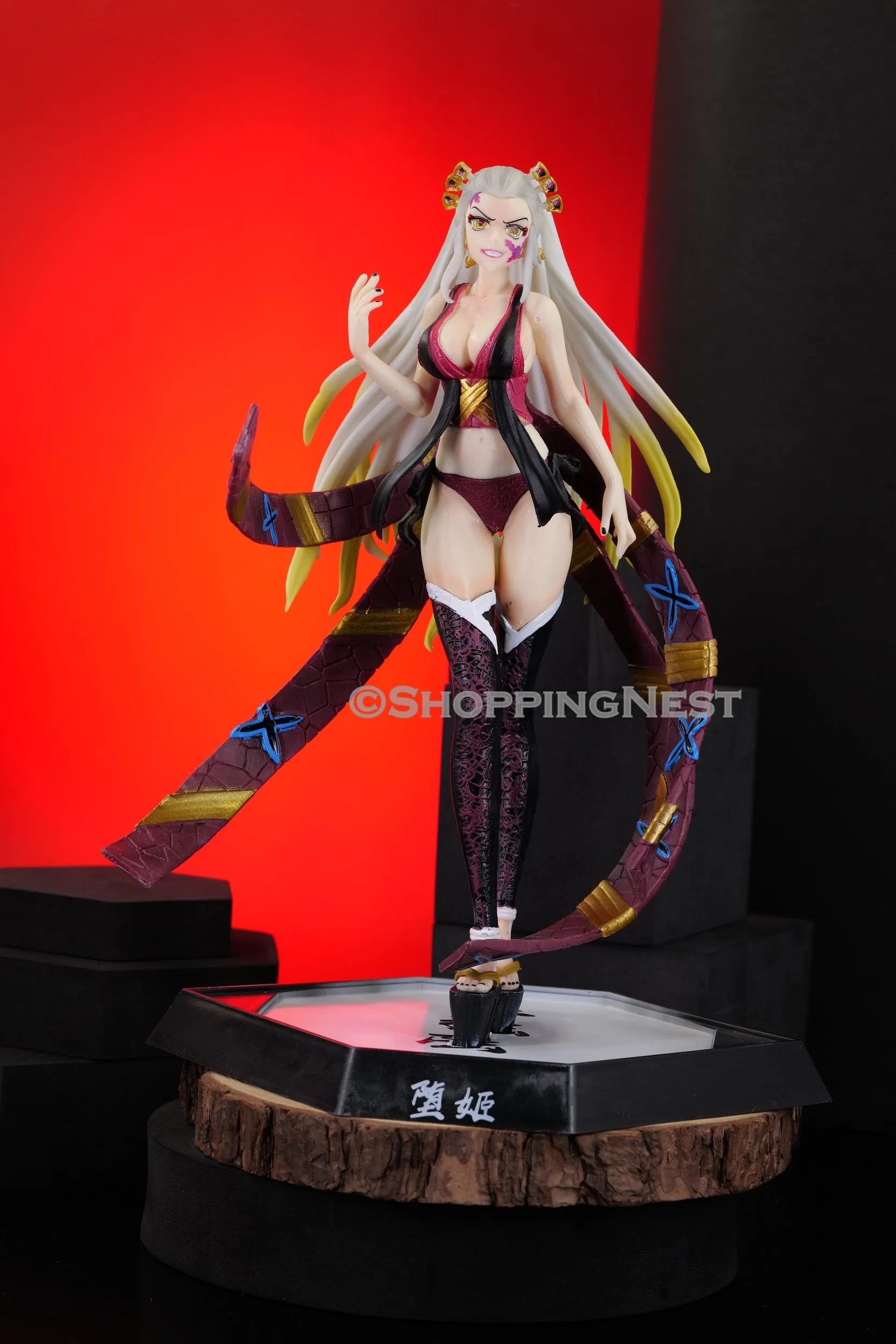 Demon Slayer Daki Upper Rank 6 Demon  PVC Model Anime  Action Figure | 30 Cms |