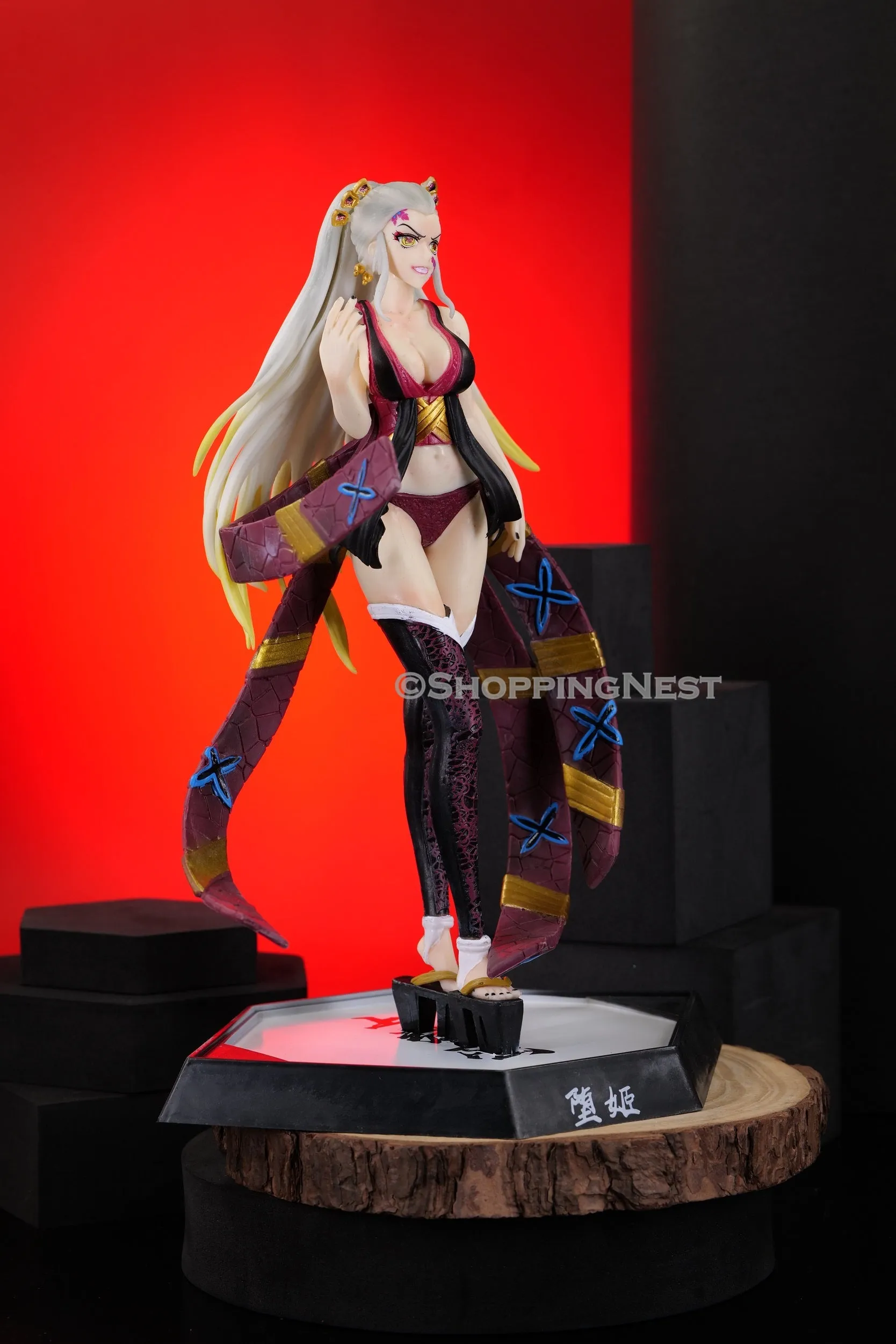 Demon Slayer Daki Upper Rank 6 Demon  PVC Model Anime  Action Figure | 30 Cms |