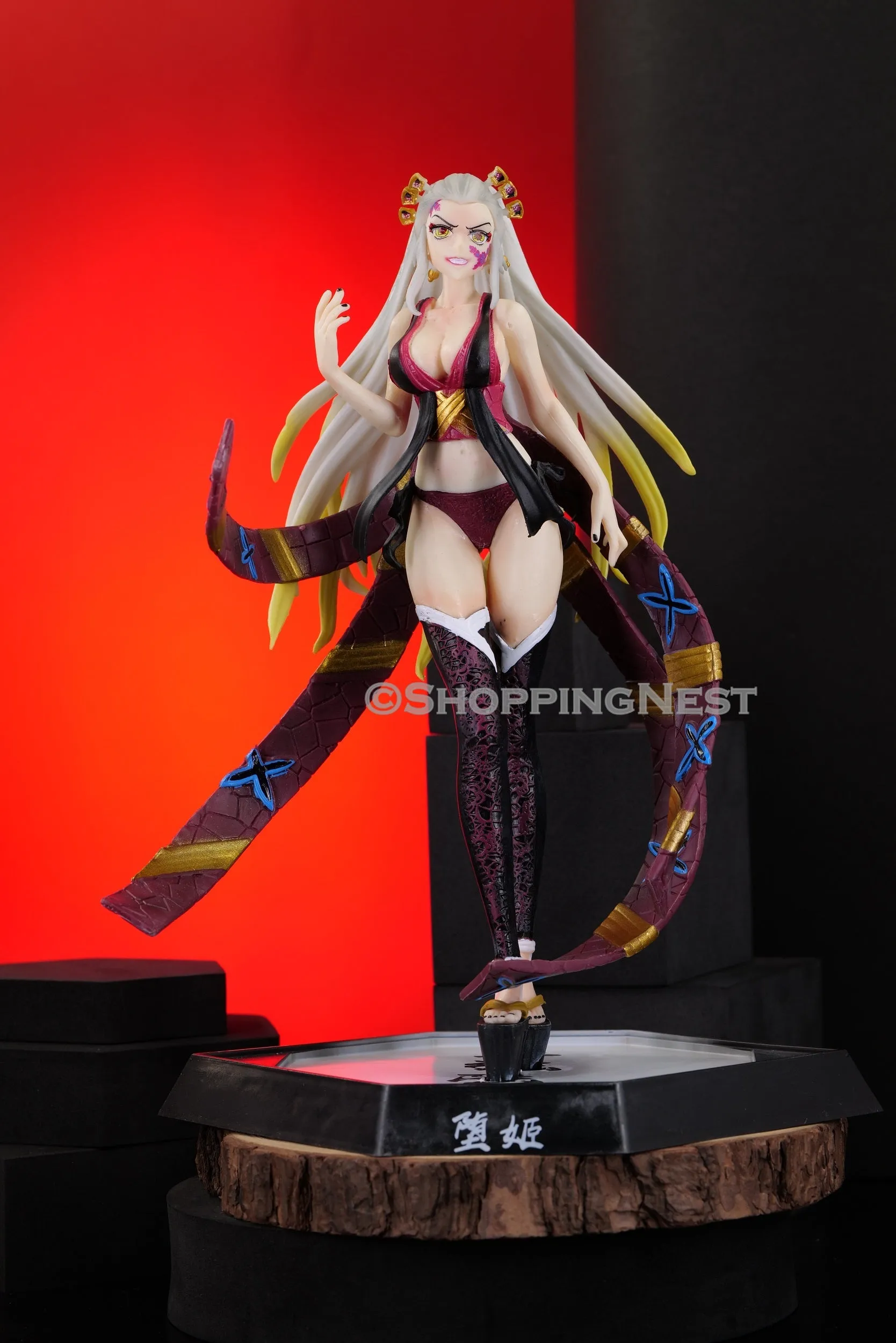 Demon Slayer Daki Upper Rank 6 Demon  PVC Model Anime  Action Figure | 30 Cms |