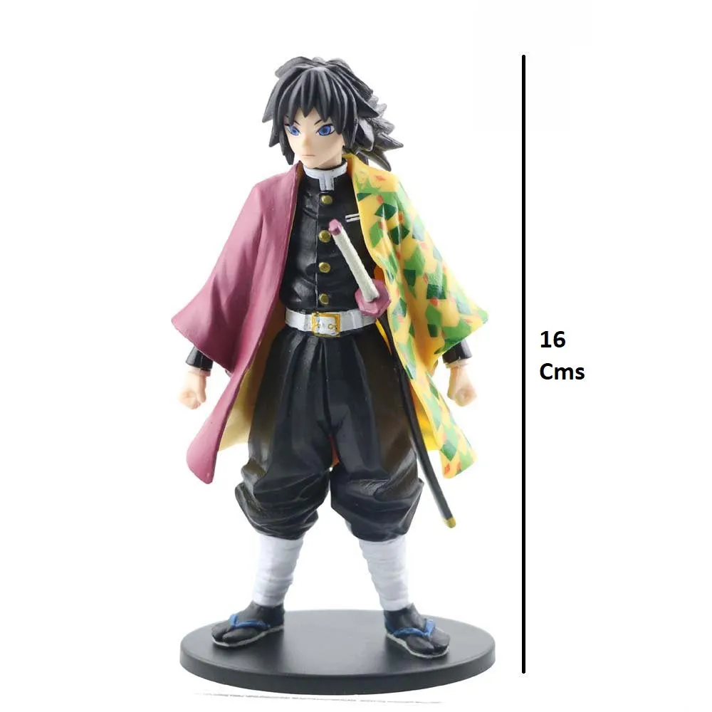 Demon Slayer Giyu Tomioka Hashira Action Figure | 16 Cms |
