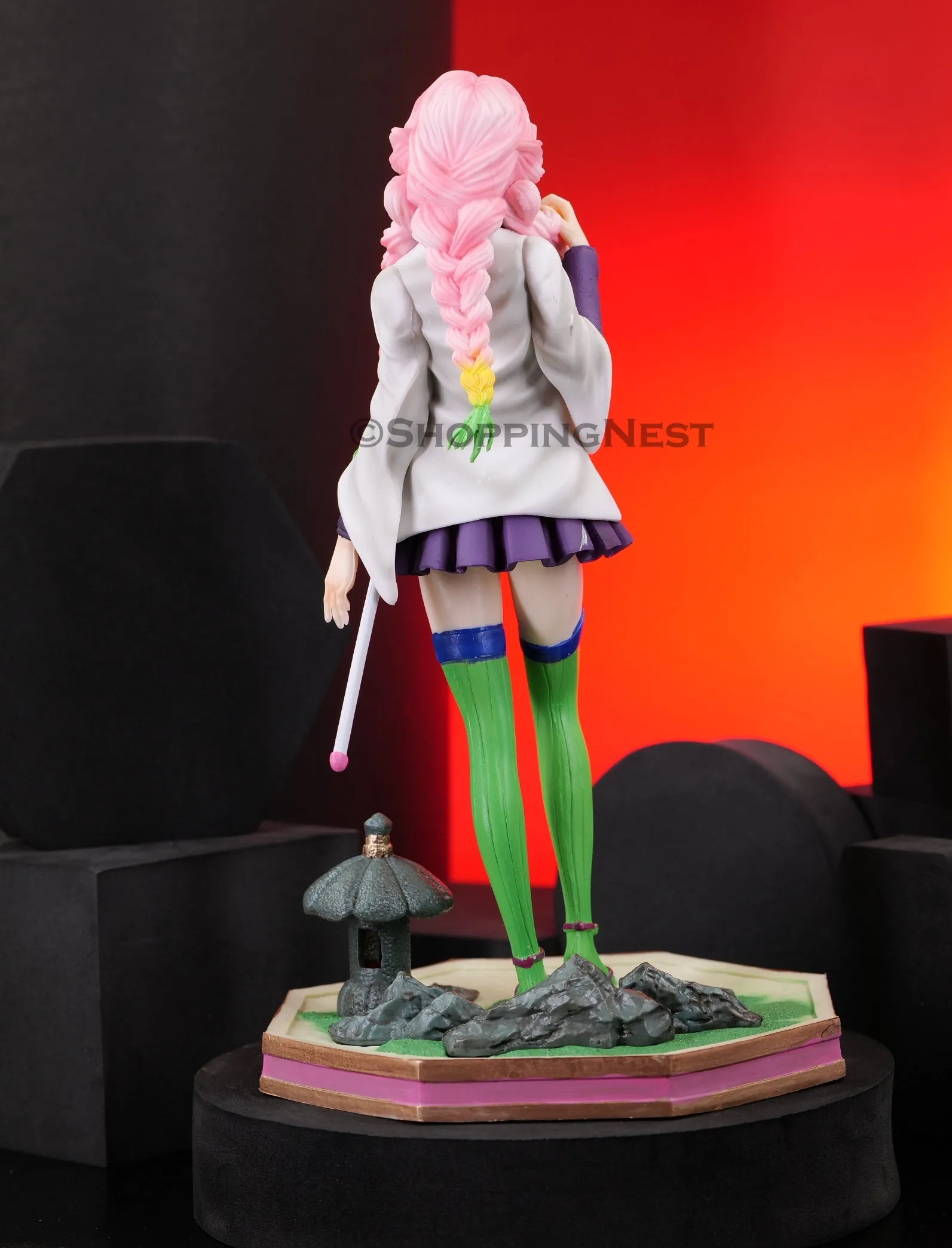 Demon Slayer Kanroji Mitsuri Action Figure Hashira Figurine | 25 Cms |