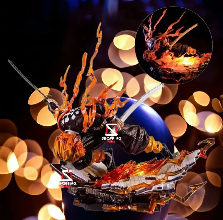 Demon Slayer Kimetsu no Yaiba Agatsuma Zenitsu Thunderclap And Flash Action Figure | 28 Cms |