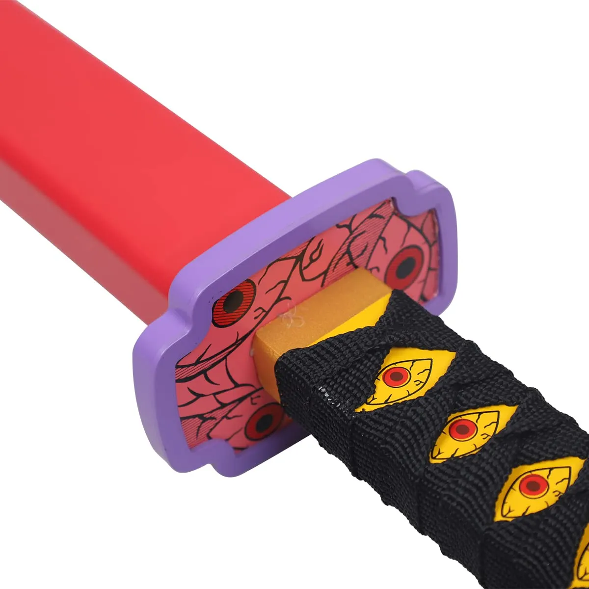 Demon Slayer  Kokushibo Nichirin Wooden Sword Flesh Wooden Katana (105 Cms)