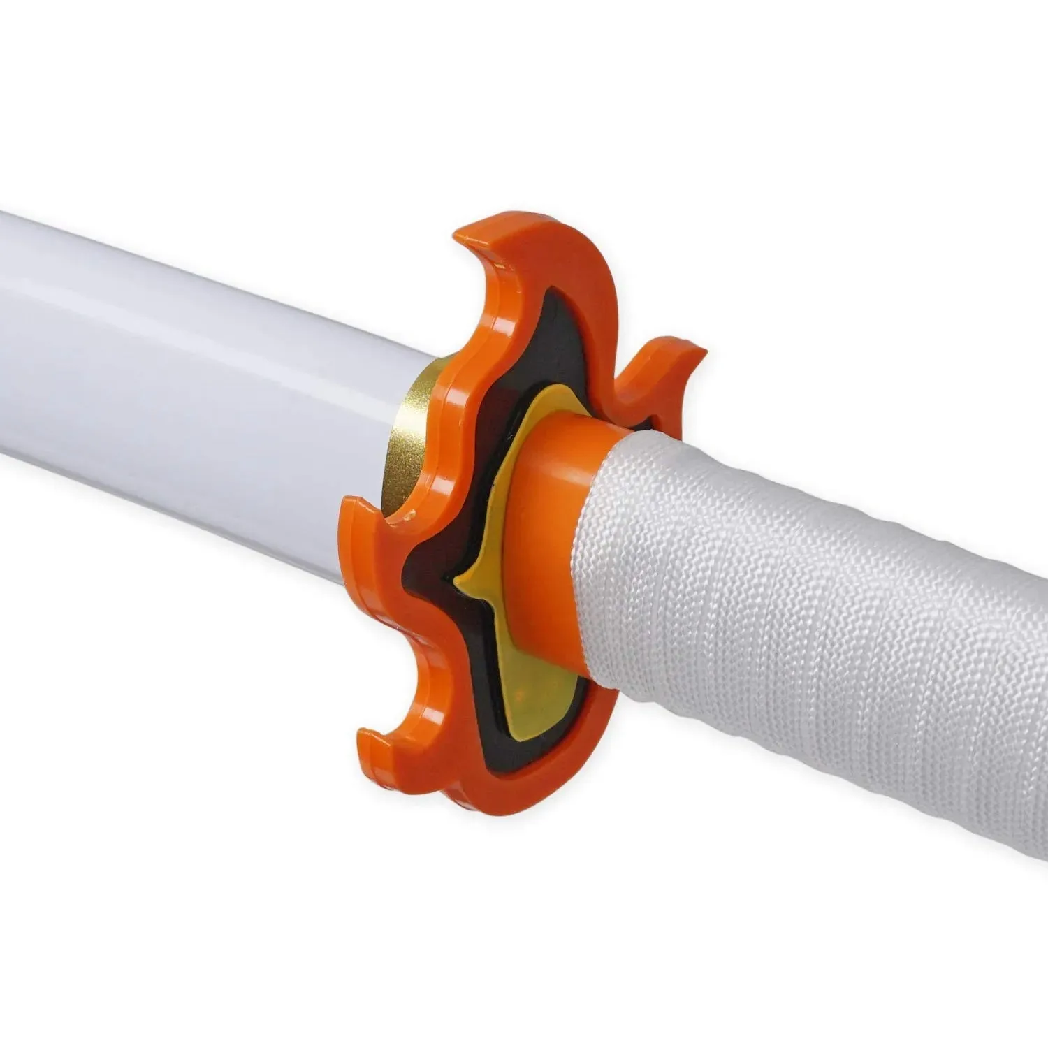 Demon Slayer Kyoujuro Rengoku Nichirin Wooden Blade Katana for Cosplay | 105 Cms |