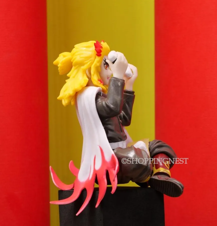Demon Slayer Rengoku Kyojuro Perching Action Figure  | 13.5 Cms |