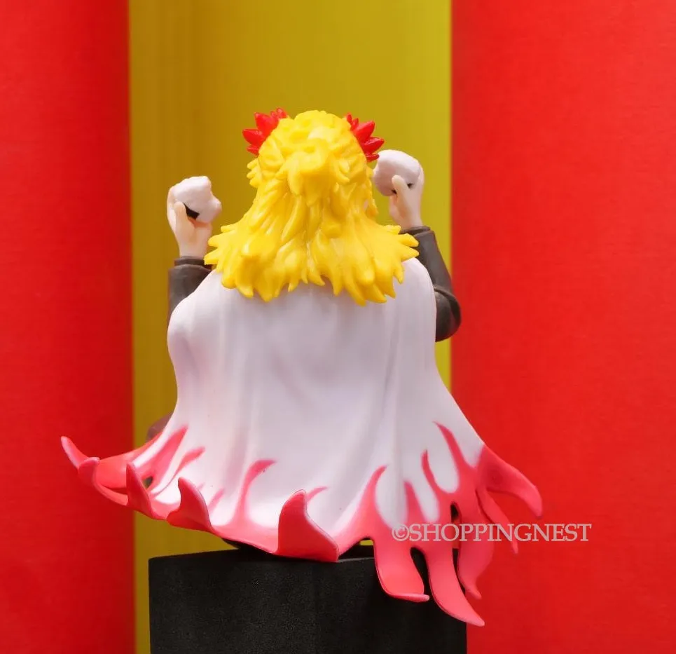 Demon Slayer Rengoku Kyojuro Perching Action Figure  | 13.5 Cms |