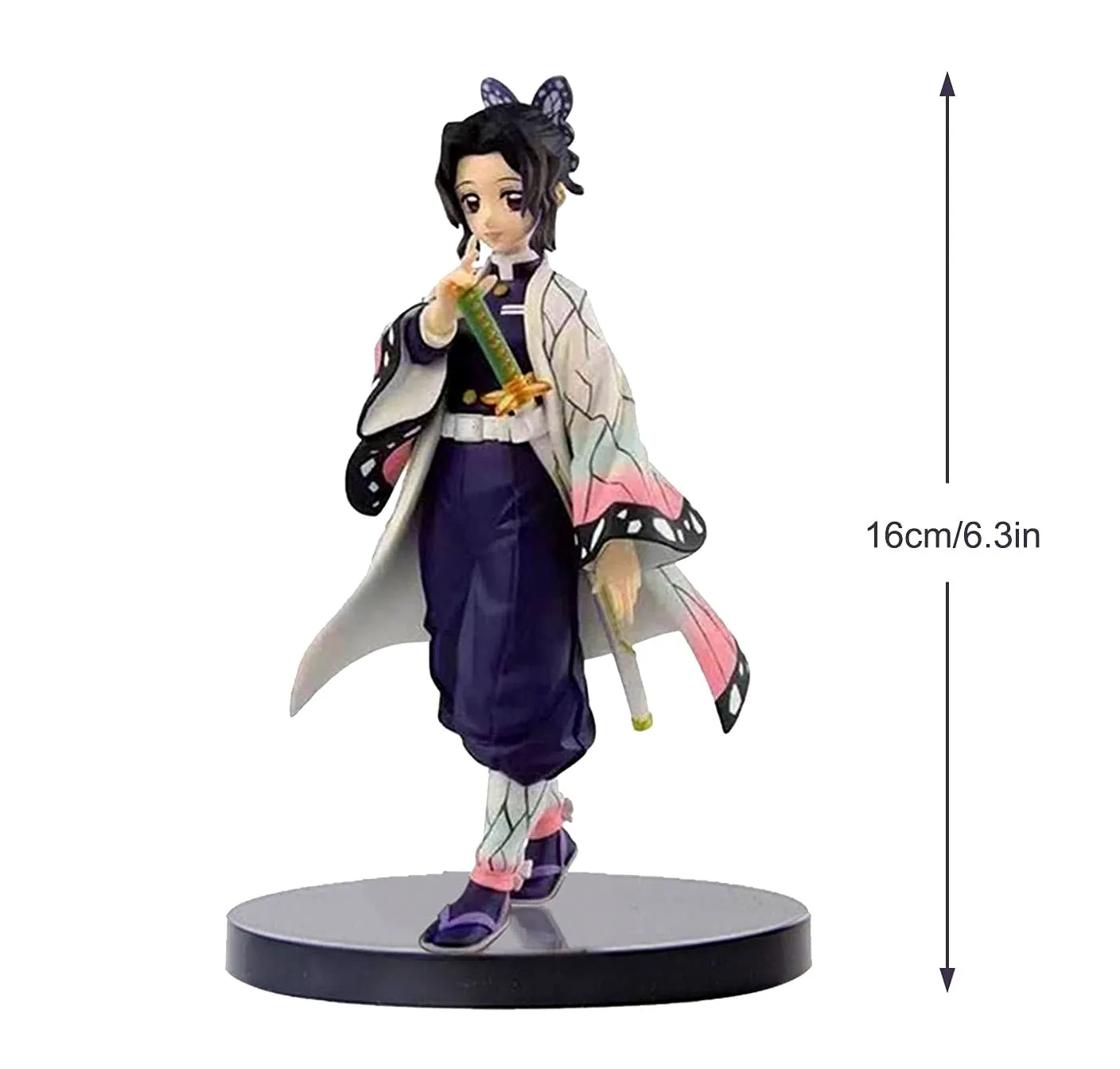 Demon Slayer Shinobu Kocho Action Figure PVC Model Anime Figurine | 16 Cms |