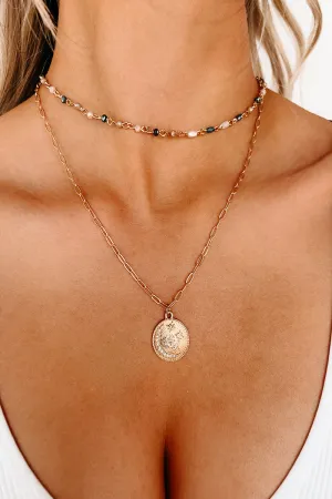 Desirable Details Layered Necklace (Gold/Multi)