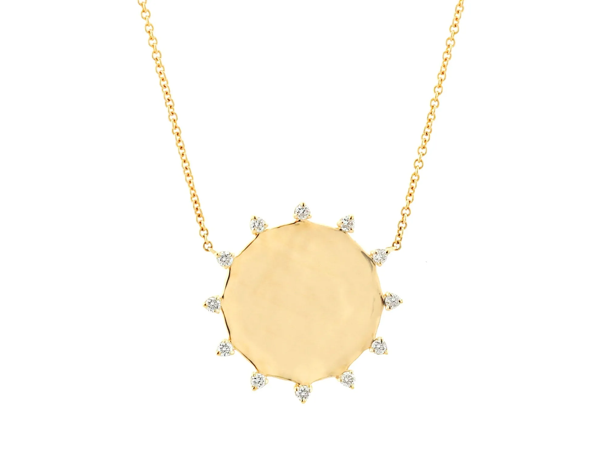 Details by CoatTails Diamond Sun Necklace