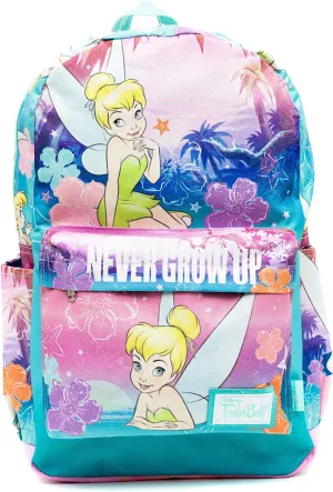 Disney - Peter Pan Tinkerbell 17" Full Size Nylon Backpack - Wondapop