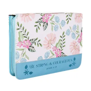 Divine Details: Bible Cover - Floral Blue