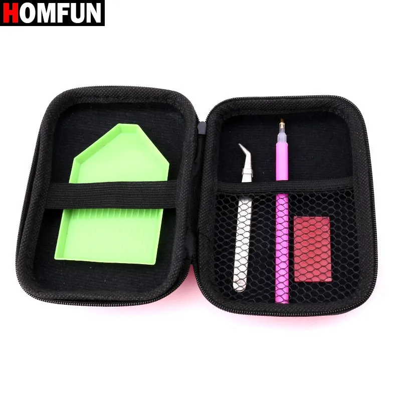 DIY Diamond Painting Tool Bag | Accessory Kit | Diamond Cross Stitch Kits | Diamond Tool Organizer Case