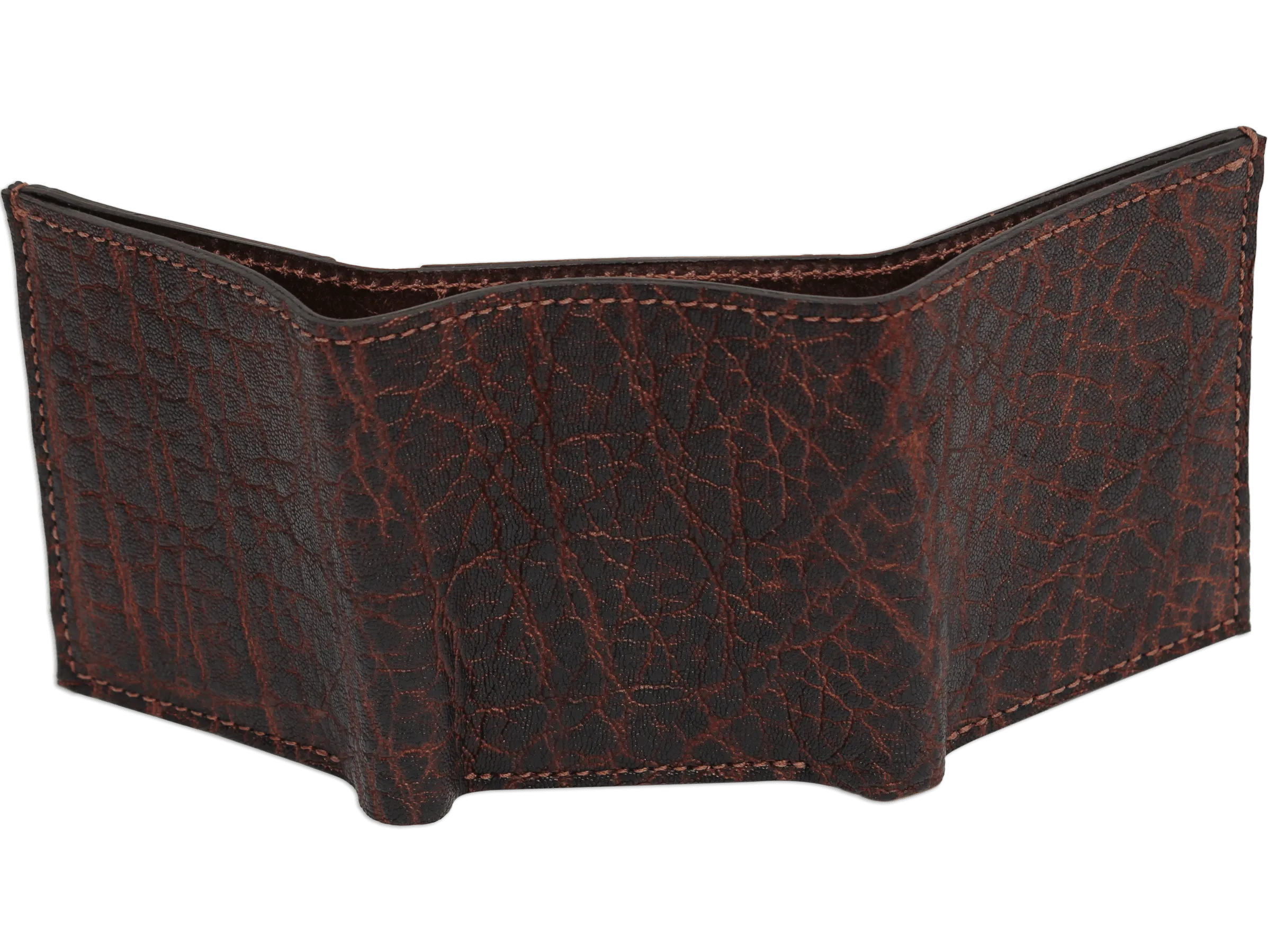 Dragon Fire Elephant Luxury Designer Exotic Trifold Wallet With ID Window