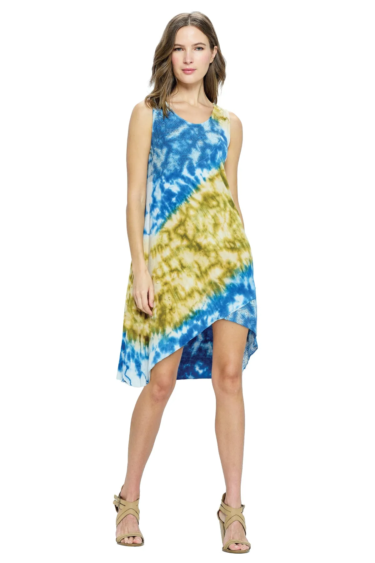 Dress Tie Dye Lace Details