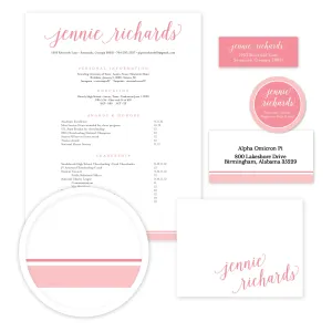 Duo Tone Complete Sorority Packet