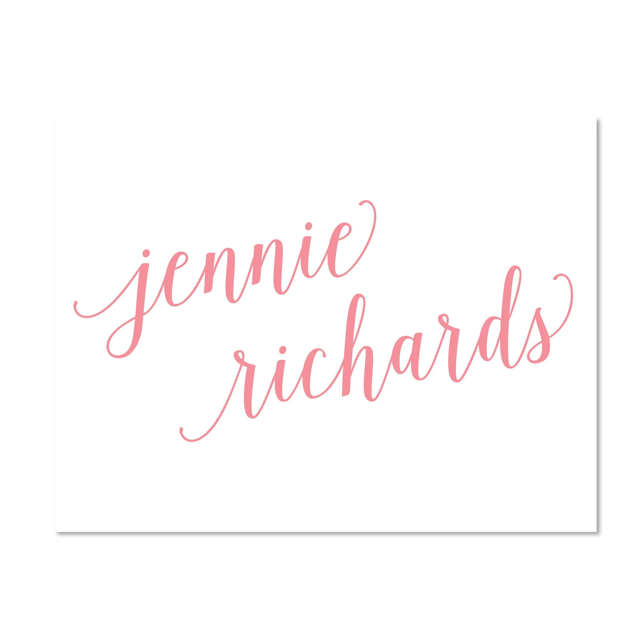 Duo Tone Personalized Folder Stickers