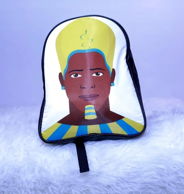 Egyptian King Leather Bookbag
