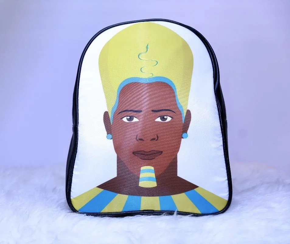 Egyptian King Leather Bookbag