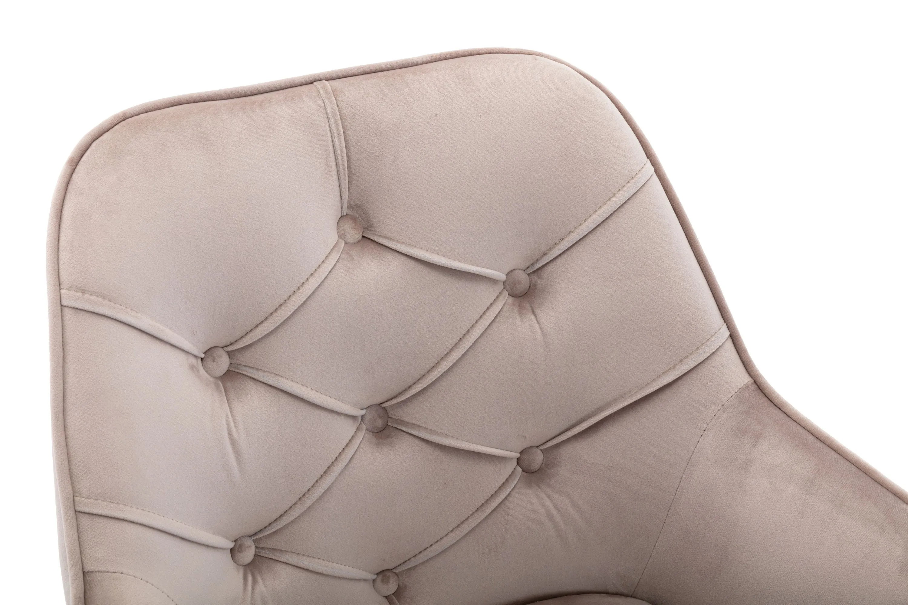 Elegance Flex Velvet Swivel Shell Chair