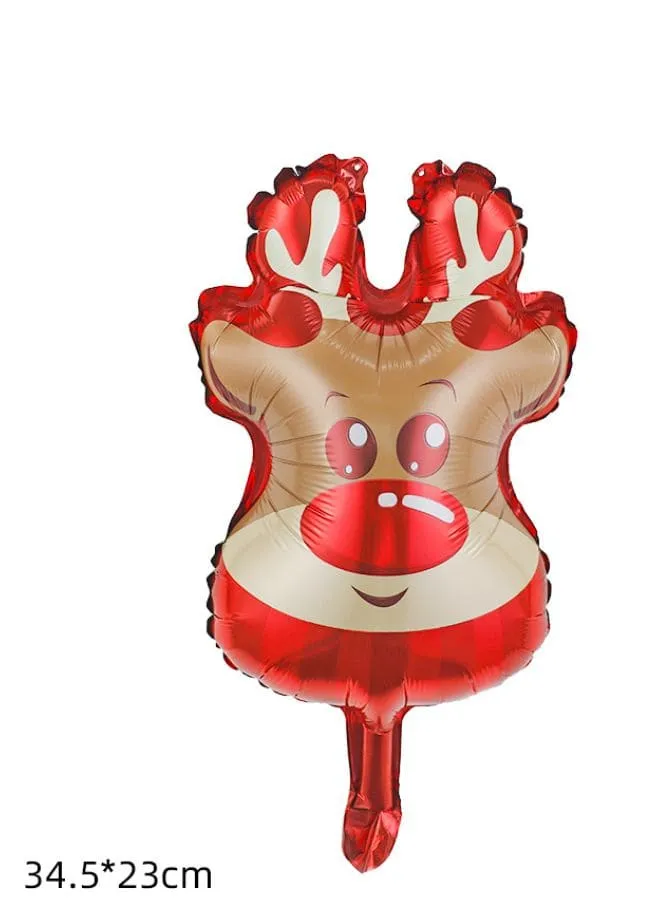 Elk Christmas Foil Balloon Party Supplies – Festive Holiday Decor for Christmas Parties