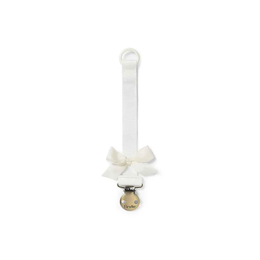 Elodie Details Pacifier Clip - Vanilla White