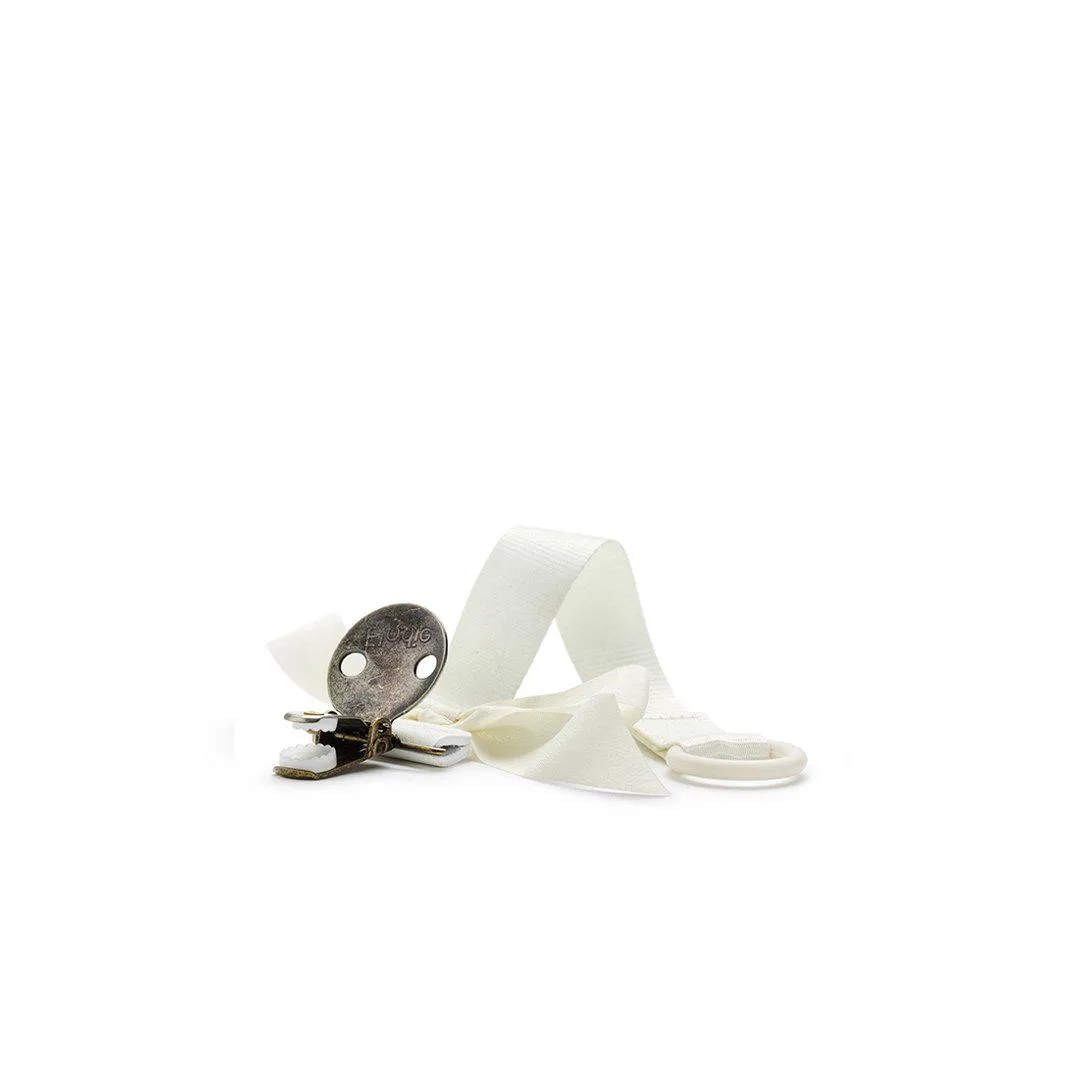 Elodie Details Pacifier Clip - Vanilla White