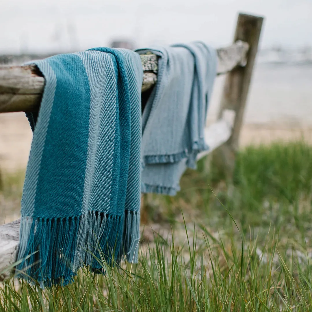 Even Keel Stripe Handwoven Alpaca Throw